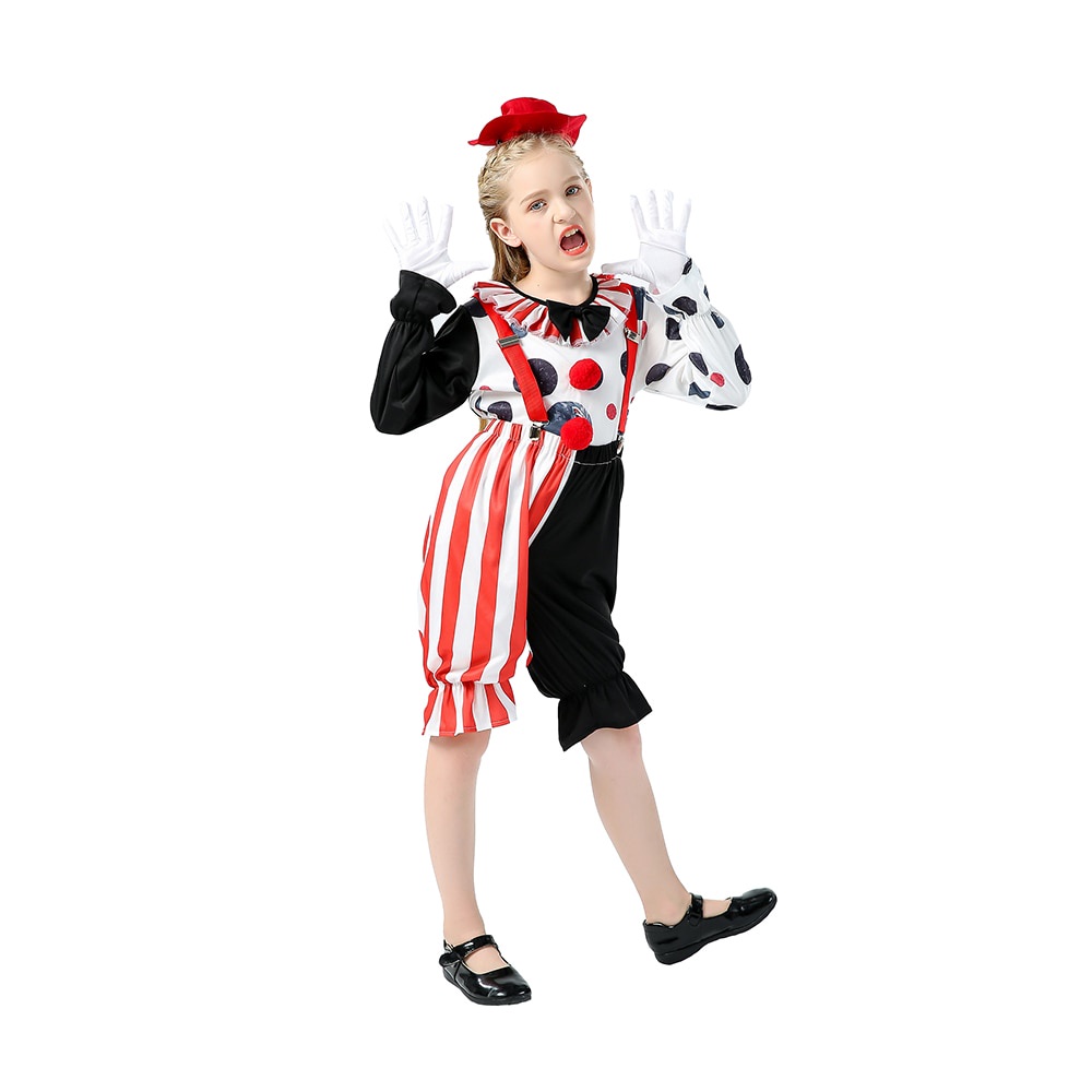 PREORDER Kostum Badut Sirkus Halloween Purim Hari Anak-anak Kostum Badut Lucu Anak Laki-laki untuk C