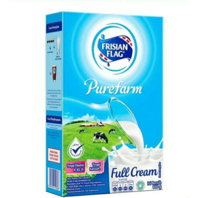 

Frisian flag purefarm susu bubuk full cream 800 gr