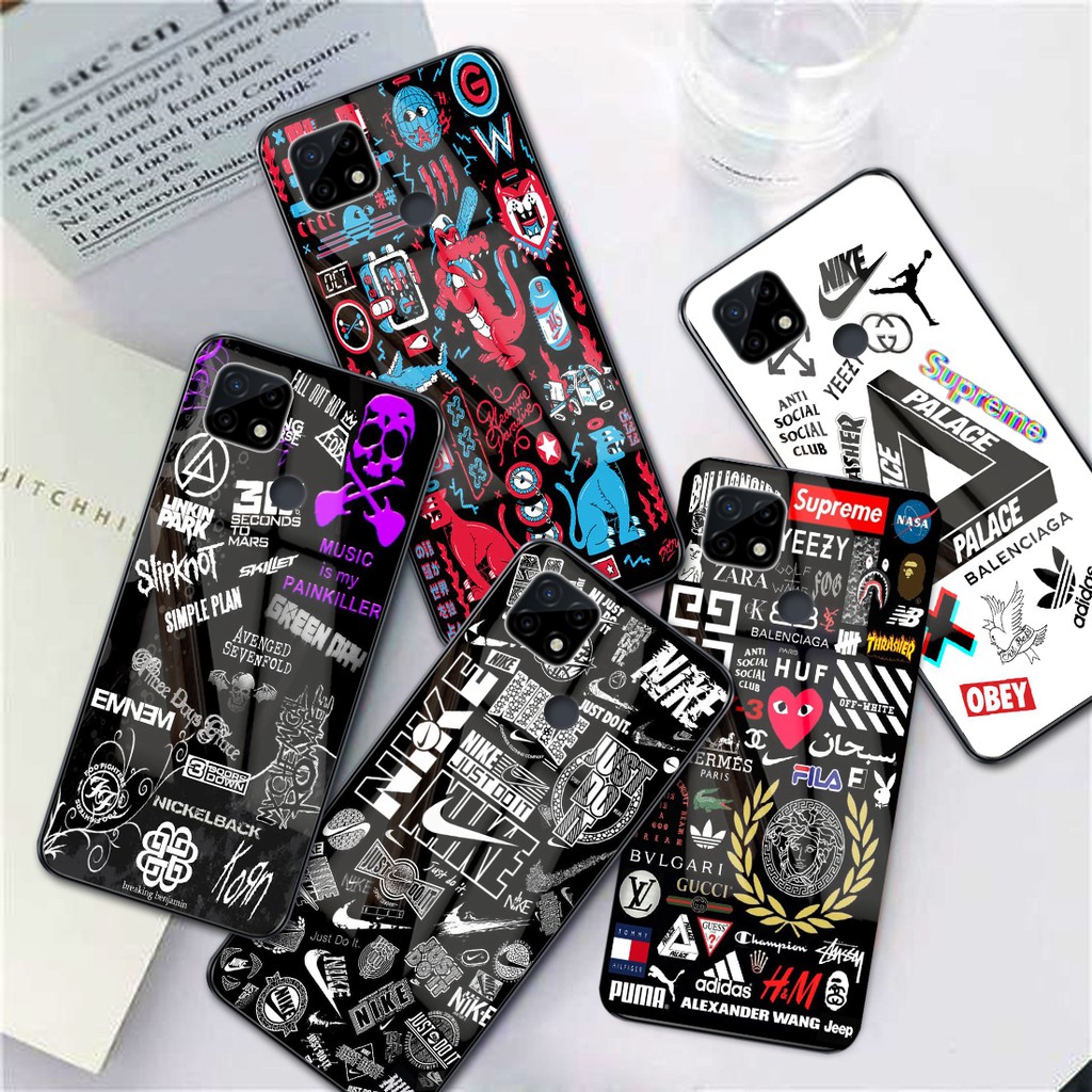 Jual Softcase Glass Kaca [SF26] Realme C21 Terbaru Softcase Mewah