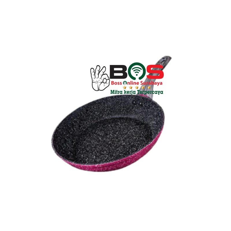 Bolde Frypan Super Pan 22 CM Blackpink Granite Keramik Anti Lengket