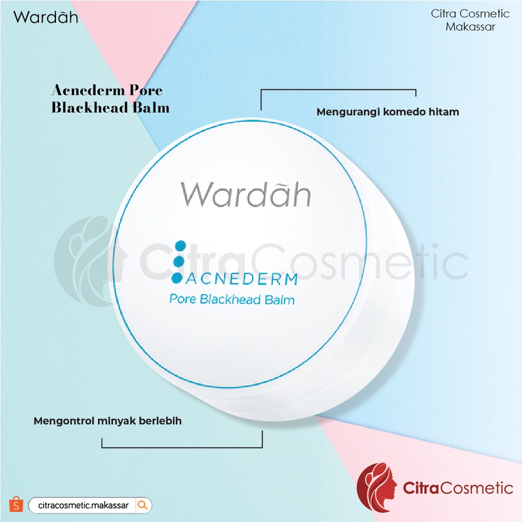 Wardah Acnederm Series Cleanser | Toner |  Day | Night Cream | Acne Pore Blackhead Balm | Acne Spot Gel