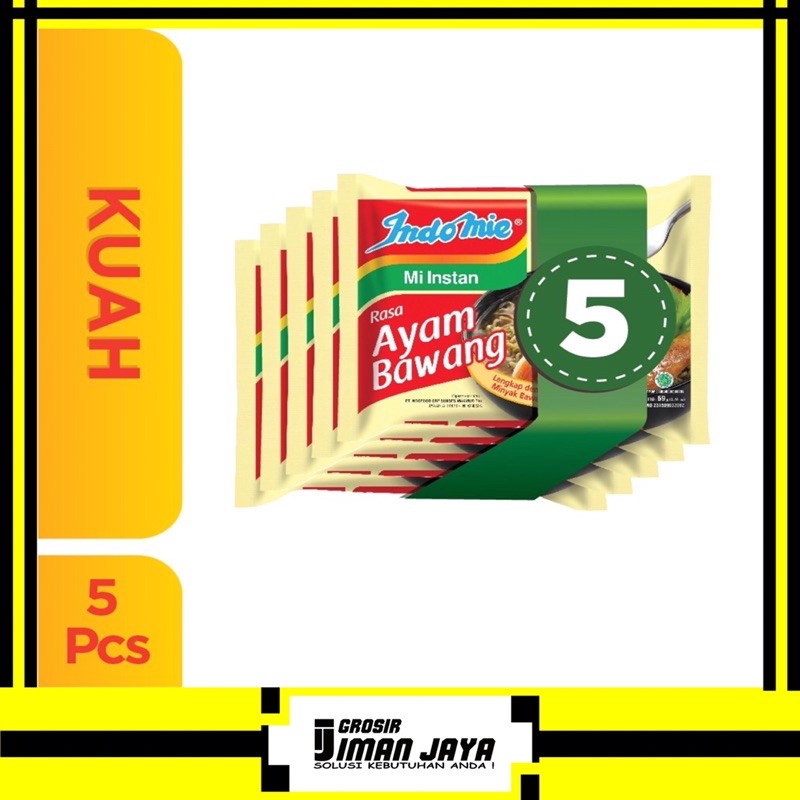 

Indomie Ayam Bawang (5 pcs)