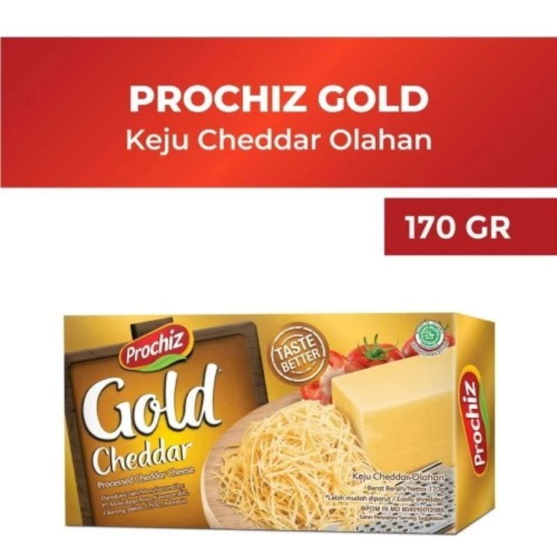 

PROMO KEJU Prohiz gold Cheddar 170gr prochis