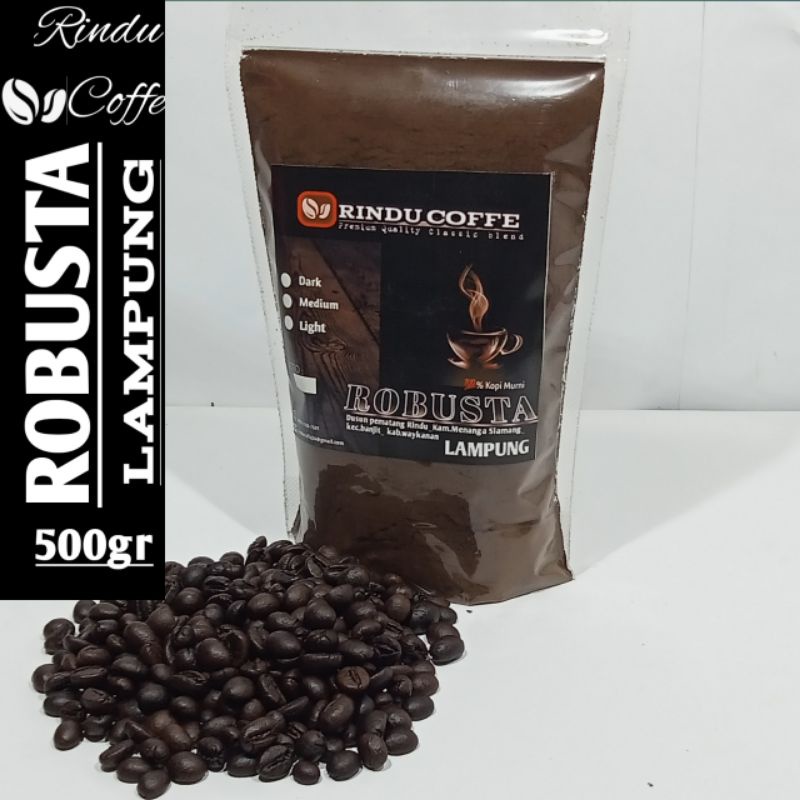 Jual Kopi Robusta Lampung 500g Kopi Bubuk Shopee Indonesia 0588