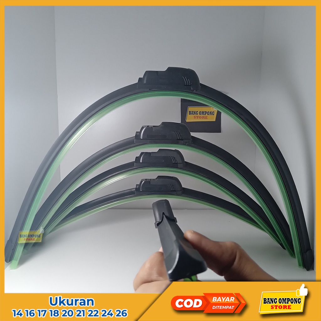 2 Pcs Wiper Kaca Mobil Cayla Sigra Wifer Sigra Cayla Depan