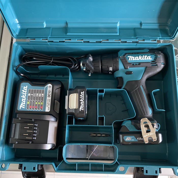 Bor Cordless Hammer 13mm MAKITA HP 333 DWYE 2 Battery