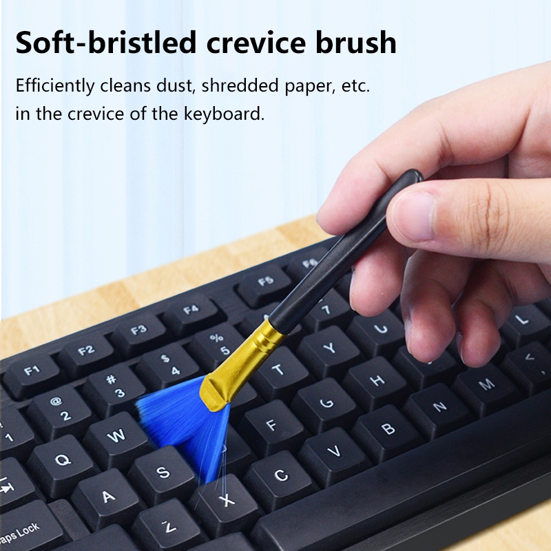 10pcs / Set Sikat Pembersih Lubang Pengisian USB Ponsel Keyboard Portabel Lembut