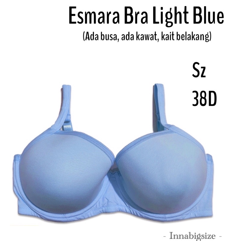 INNABIGSIZE||ESMARA BRA BLUE LIGHT 38D