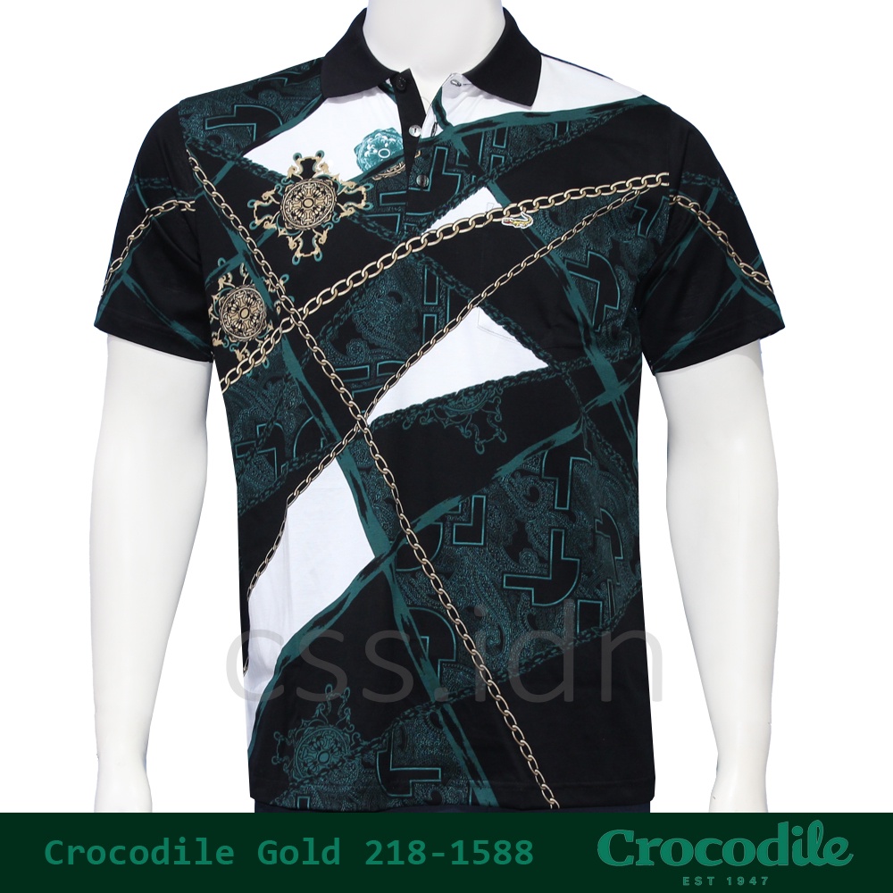 Kaos Kerah Pria Crocodile Gold 218-1588