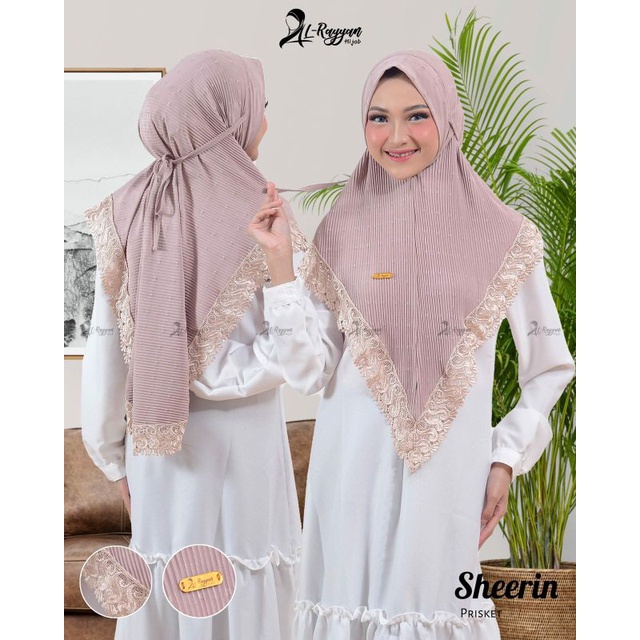 Hijab instan Bergo Simple Jersey SHEERIN ori AL-RAYYAN
