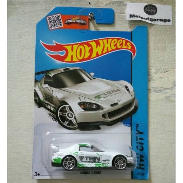 Hotwheels honda s2000 white tein