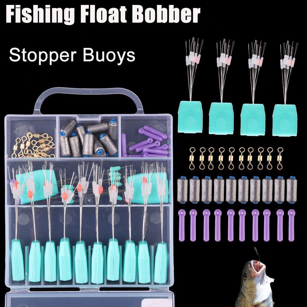 TOP Fishing Bobber Set Anti-Strand Line Stop Connector Terminal Stopper Buoys