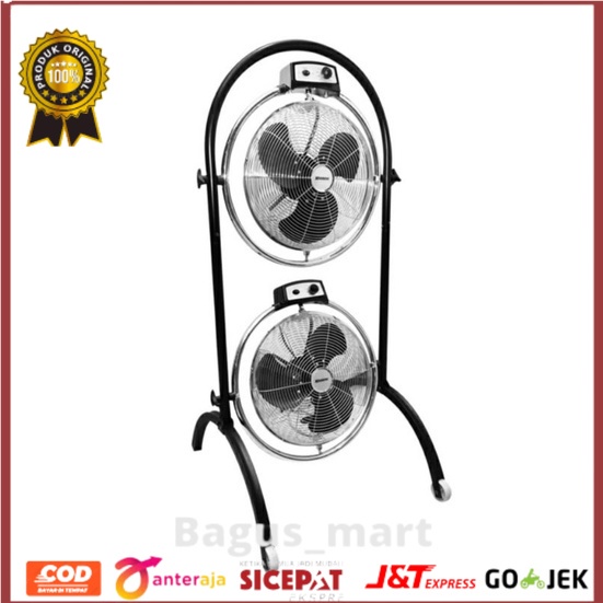 Krisbow Kipas Angin Industrial Double Fan 40 Cm
