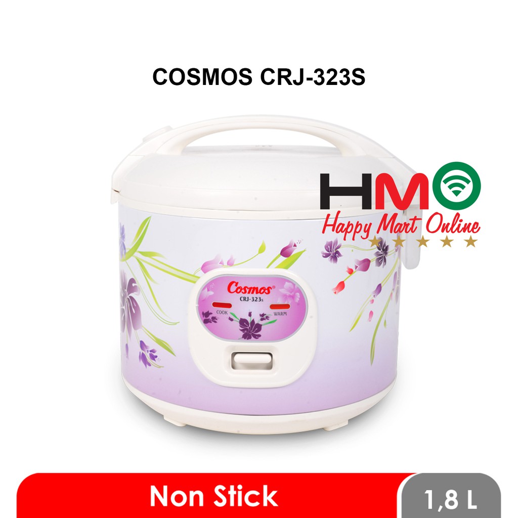 Rice Cooker Cosmos Magic Com Cosmos 1,8 Liter CRJ-323S CRJ 323S CRJ323S