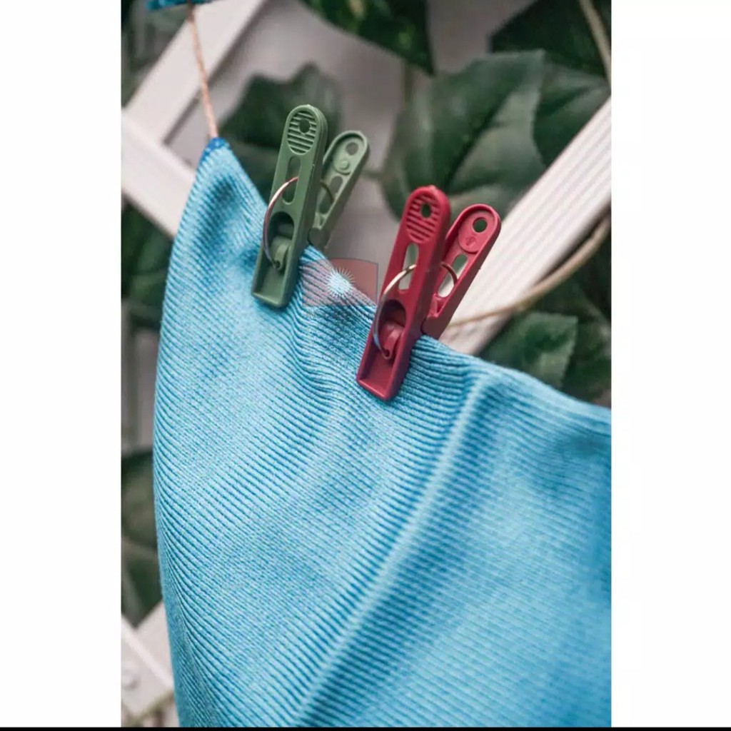 20pcs Jepitan Baju Jemuran Laundry Clips Ring Bulat - Promo Termurah INDO KURNIA