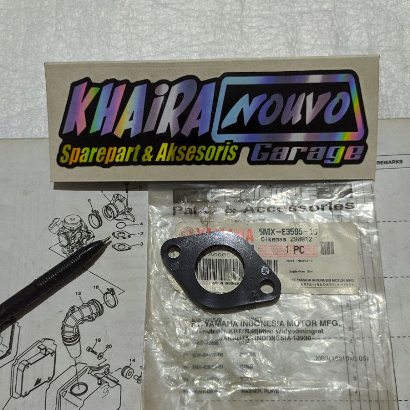 Fiber intake nouvo fiber intek mio paking intake nouvo ori joint intake mio paking intek mio nouvo o