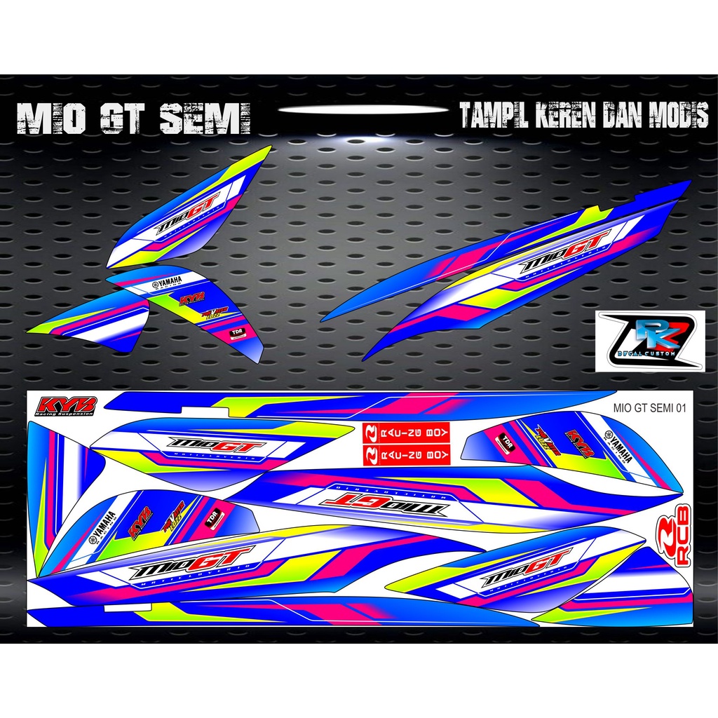 striping stiker yamaha mio gt variasi #yamaha mio gt racing #yamaha mio gt modif # yamaha mio gt sti