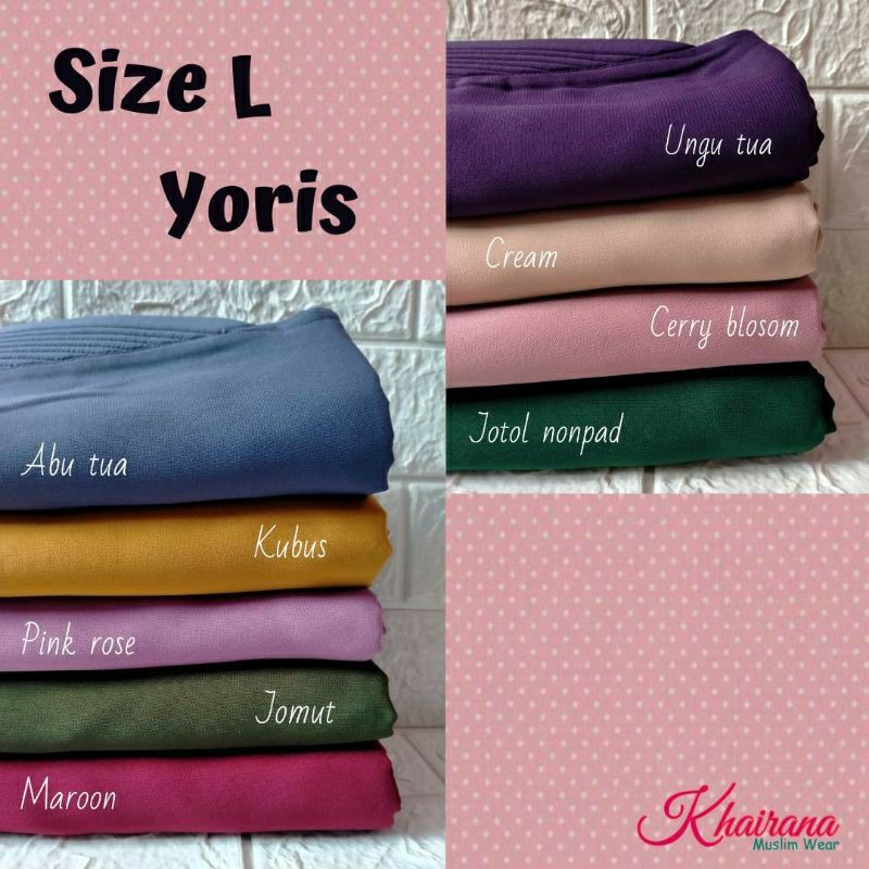 Khimar Khairana size L yoris