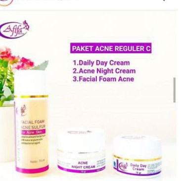 afifa skincare paket acne regulator C