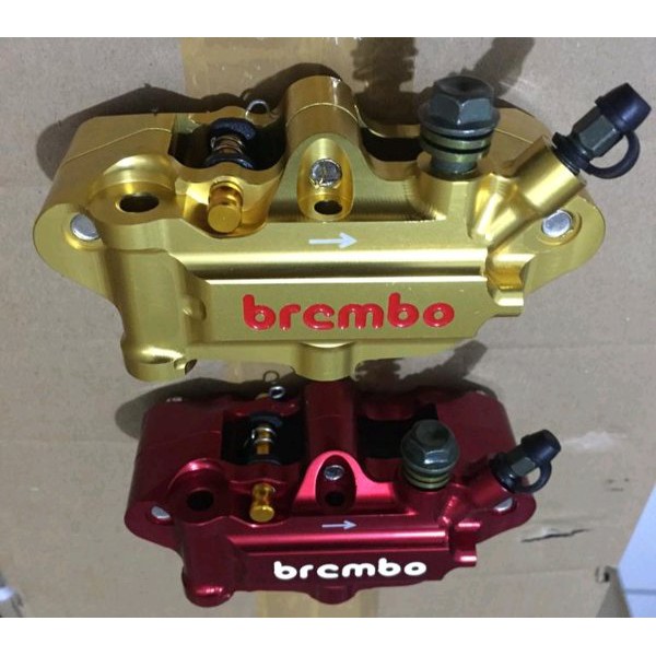 DSA        Kaliper brembo monoblock 4 piston kanan kiri bisa gan .