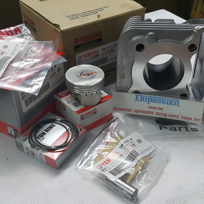 Kas Blok dan Piston KIT YAMAHA Mio J, Soul GT, Fino FI, Mio GT ORI YAMAHA 115CC