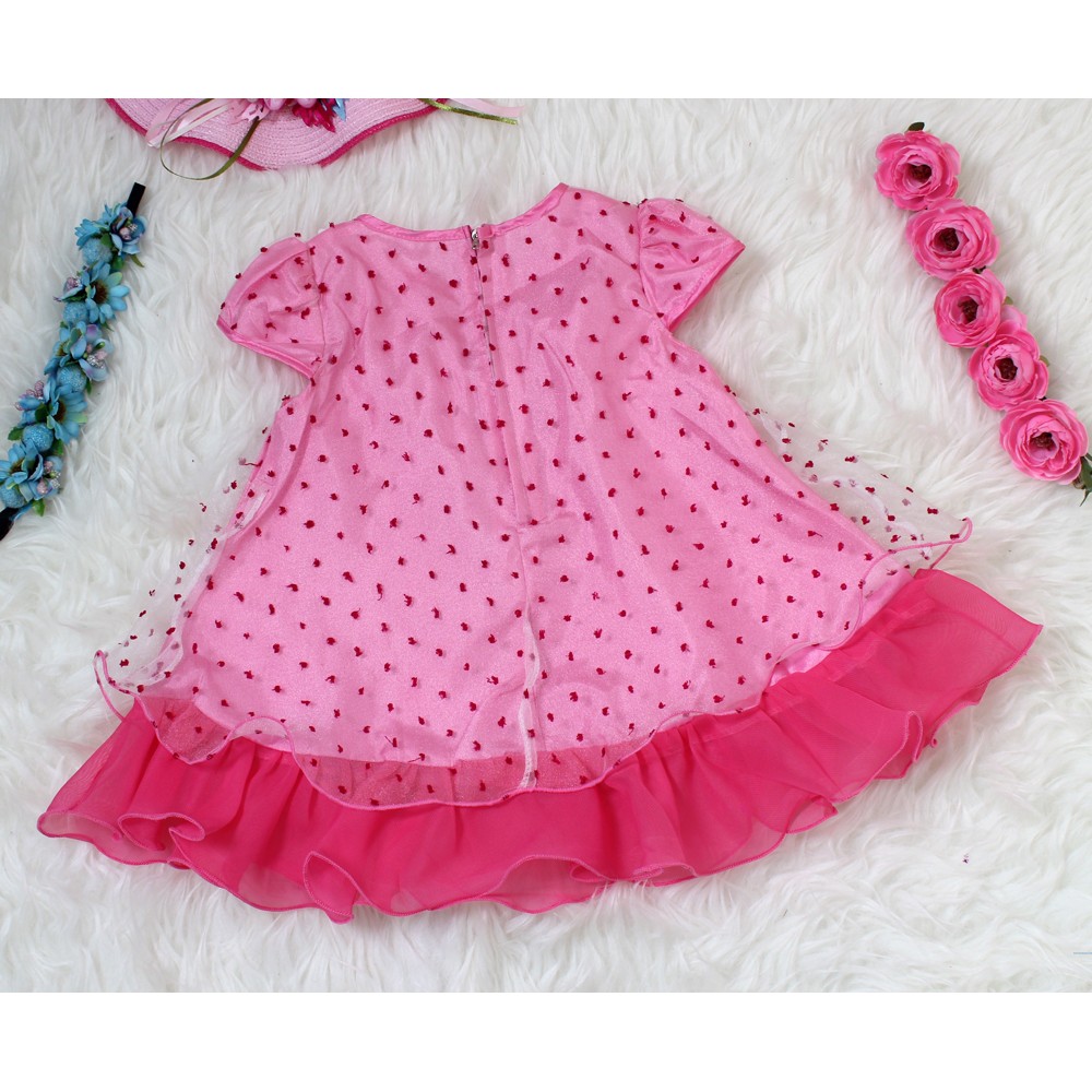 Dress Bayi Nengsi/Dress Princess/ Dress Cantik Murah/ Baju Import Anak/ Pakaian Anak Polkadot