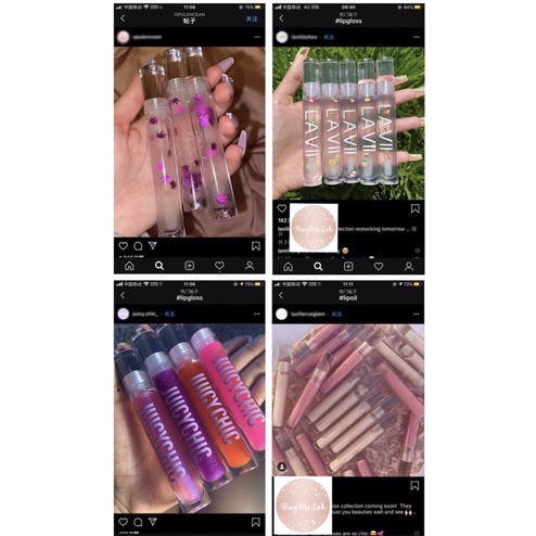 4ml Botol Kosong Lip Gloss Bening Jernih/lip cream/travel bottle