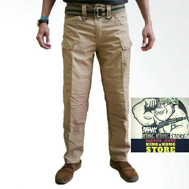 Celana Tactical Panjang Cream