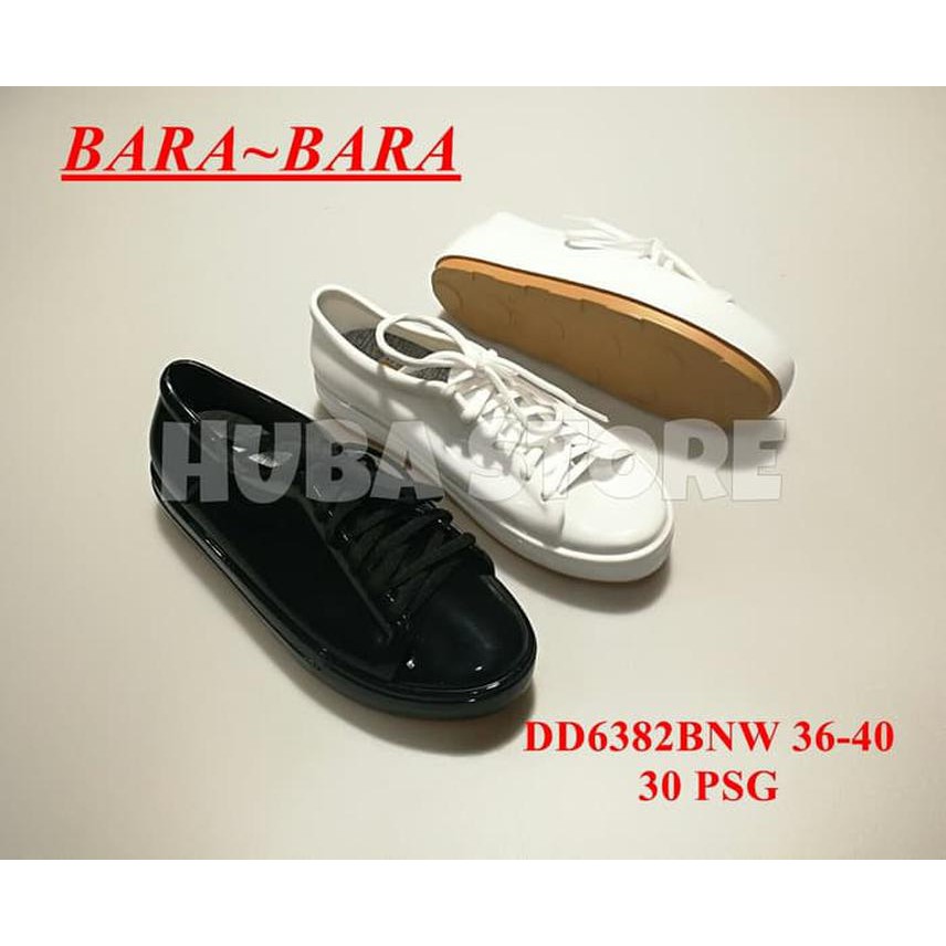 Jual Sepatu wanita jelly shoes sneakers import cewe kets Barabara Glossy Limited