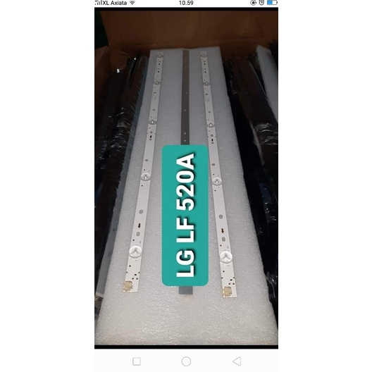 Lampu Led Backlight TV LG 32" 32LF520A / 32LF520 5kancing 3volt 5k 3v