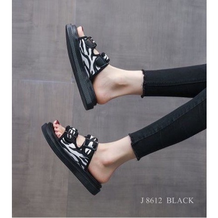 SANDAL SLOP FLIP FLOP FASHION WANITA IMPORT 8612