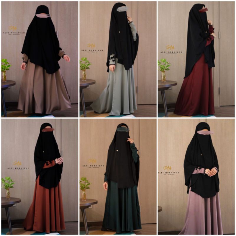 MANDALA BY ALFI HURAIYAH Gamis Syari Mandala