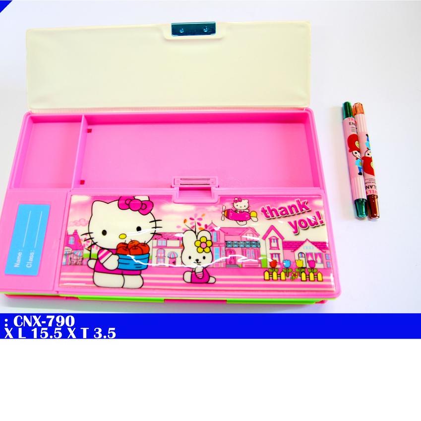 

L4ngsung.kirim⭐! KOTAK PENCIL PENSIL CASE TEMPAT PENSIL JUMBO BESAR TOMBOL SERUTAN CNX790 [JM16],.