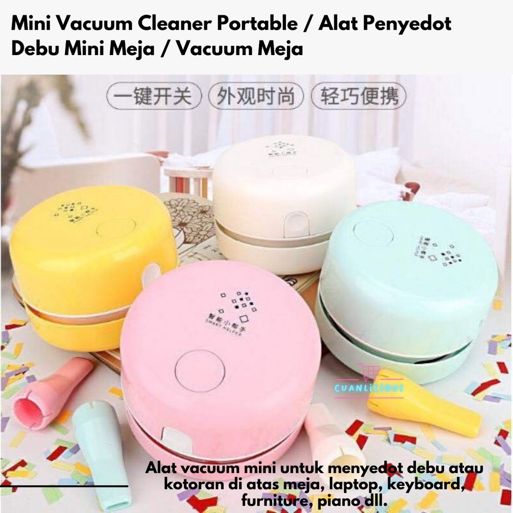 Mini Vacuum Cleaner Portable / Alat Penyedot Debu Mini Meja / Vacuum Meja