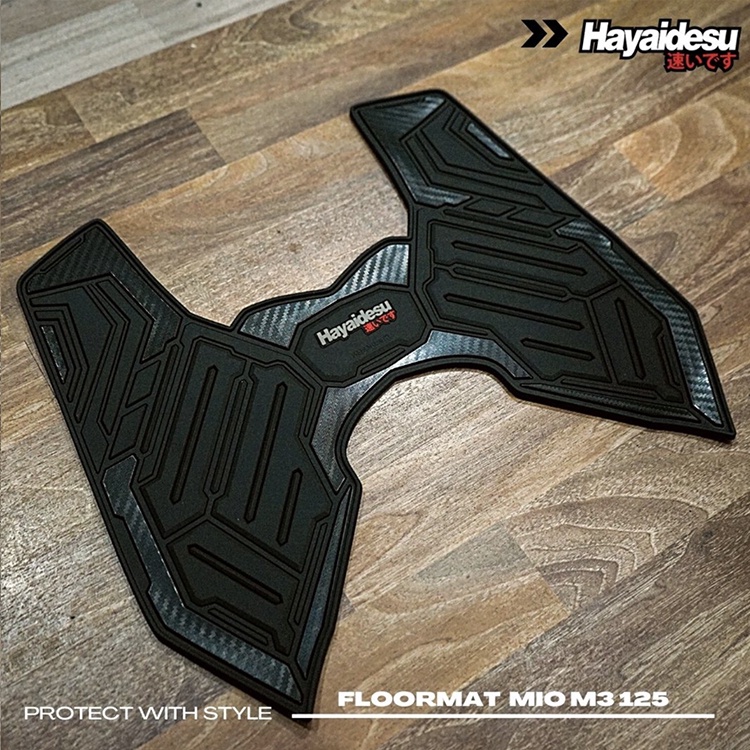 Karpet Motor Mio M3 Hayaidesu Floor Mat Body Protector Aksesoris Yamaha