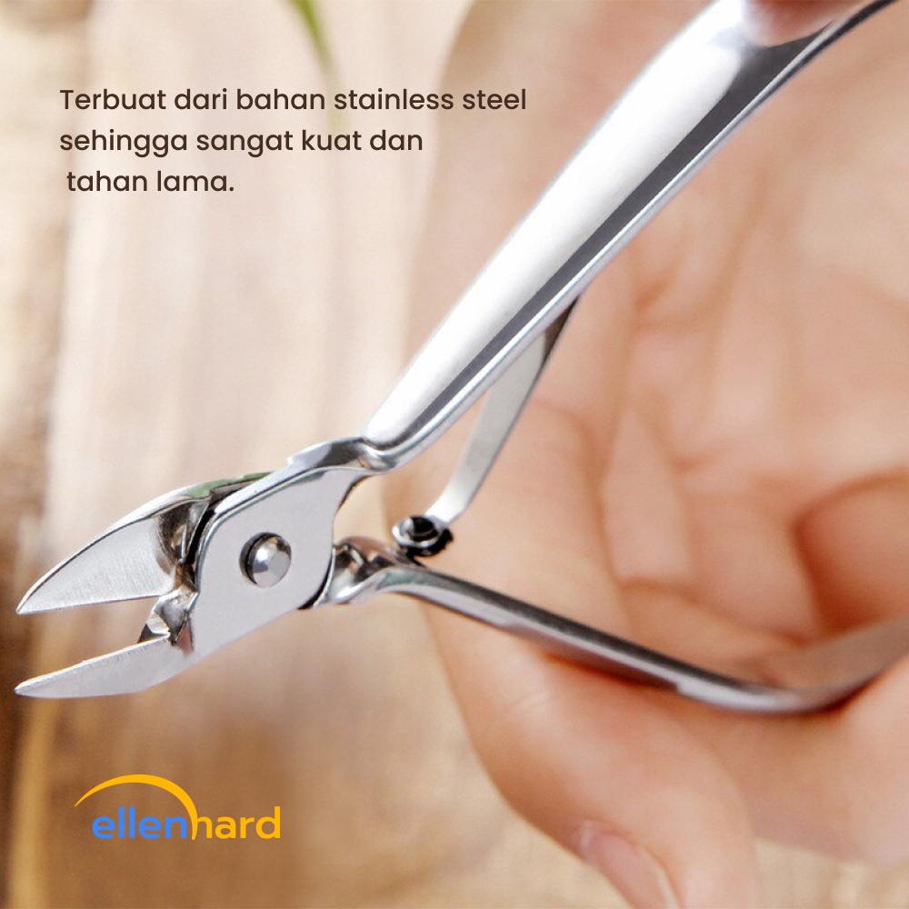 Gunting Kuku Kaki Jempol Kutikula Alat Potong Kuku Tajam Stainless Steel