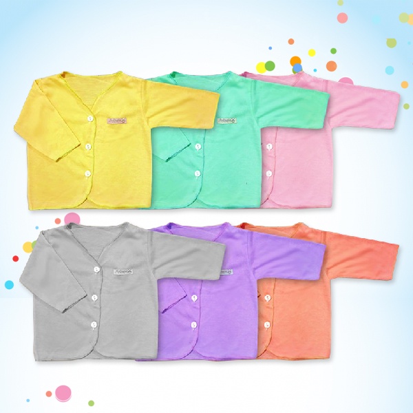 3pcs Baju Celana Bayi Baru Lahir Celana Pop Panjang Pendek Baby Newborn Andreatex Warna Pastel