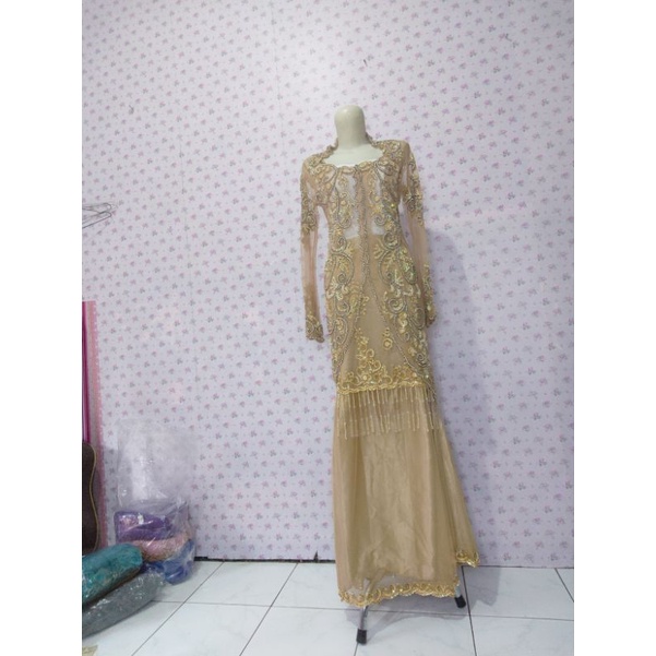 Kebaya Melayu Cream