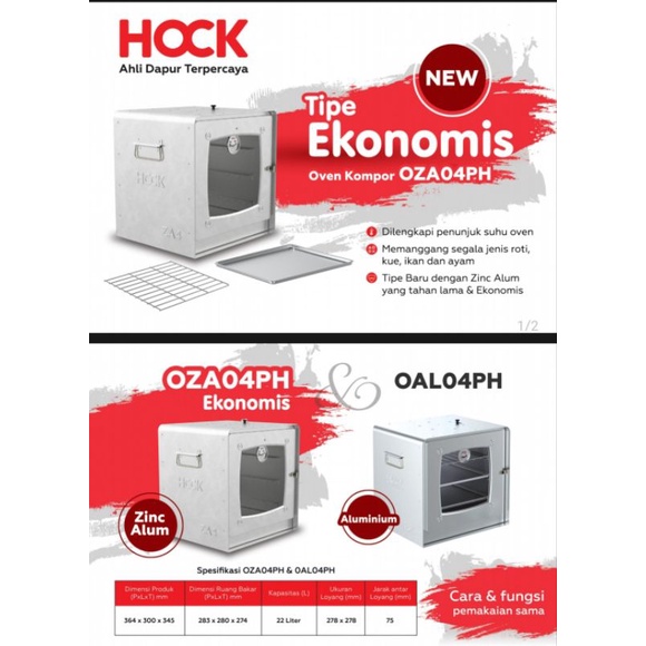 (Gojek) Oven HOCK ZINCARUM PUTARAN HAWA 04