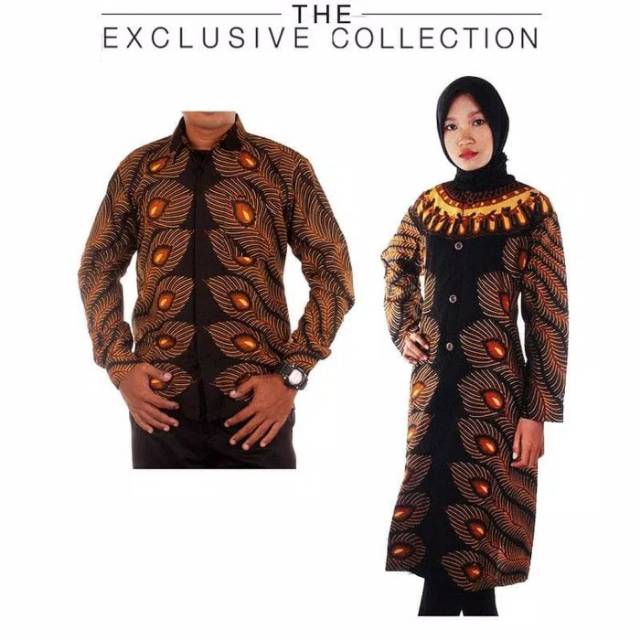 Couple batik tunik wanita Malika modern