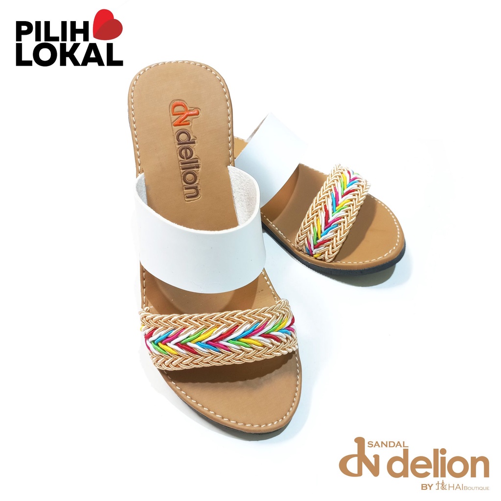 Sandal Selop Wanita Terbaru Casual - Sandal Ban 2 Wanita Etnik - Sandal Wanita Slip Sandal Slip On