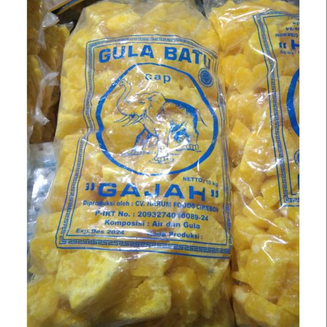 

Gula Batu Cap Gajah Kuning 10 Kilogram