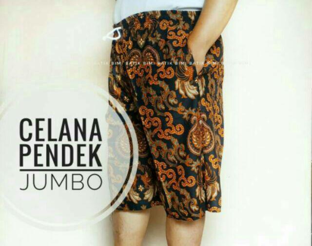 Celana Pendek Batik Size Big Size Jumbo