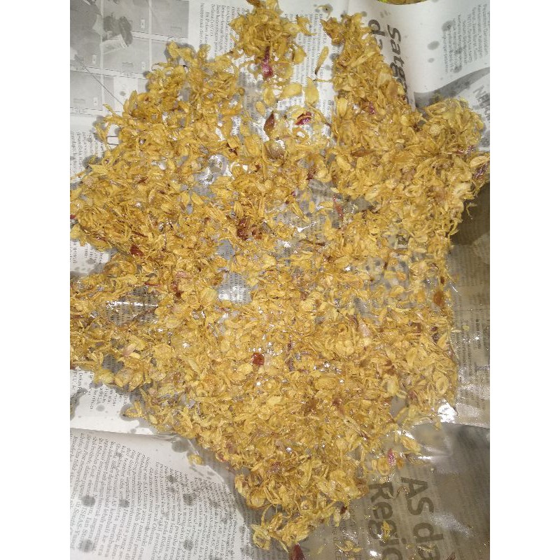 

bawang goreng Asli (tanpa tepung tanpa campuran)