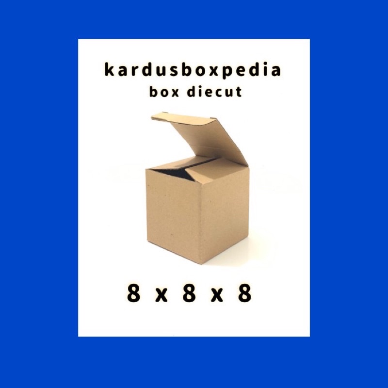 

kardus packing box pizza / diecut uk 8x8x8