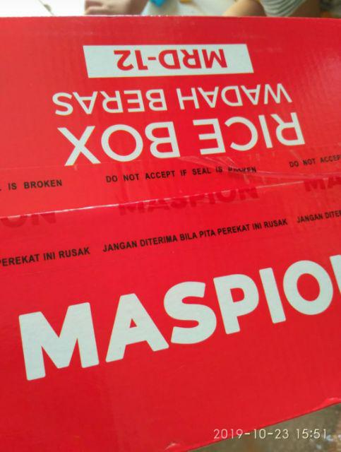 Rice Box - Tempat Penyimpanan Beras Kapasitas 12 Kg Maspion Mrd-12 / Mrd 12