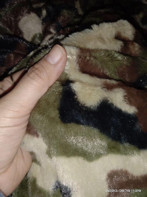 Selimut Army Bulu Lembut 150x200