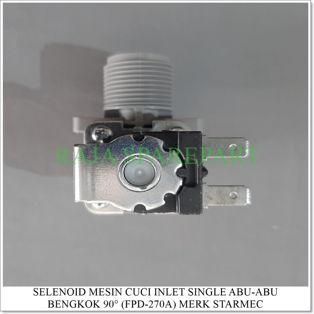 Selenoid / Water Inlet Mesin Cuci INLET SINGLE BENGKOK 90° (Merk STARMEC)