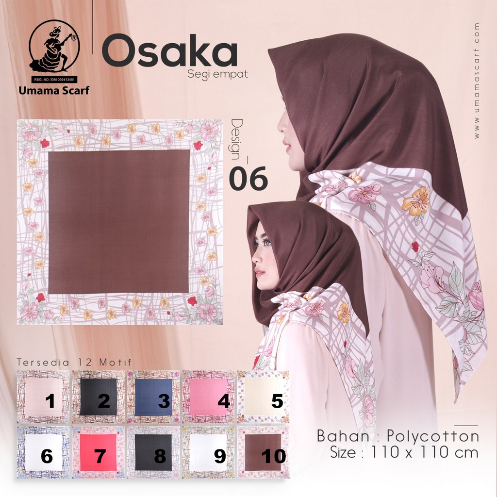 Bahan Jilbab Umama Osaka