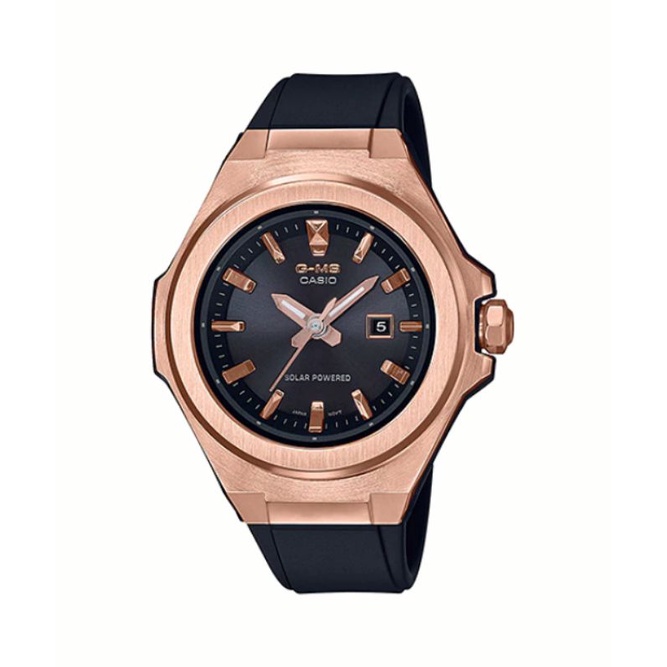 CASIO BABY-G G-MS TYPE MSG-S500G-1ADR BLACK ROSEGOLD ORIGINAL / JAM TANGAN WANITA / CASIO BABY-G MSG